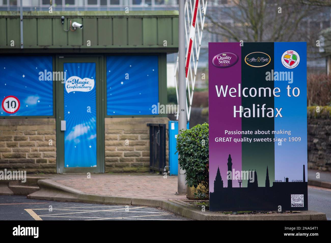 Nestle Halifax factory,Halifax,UK, is home to Quality Street, the world