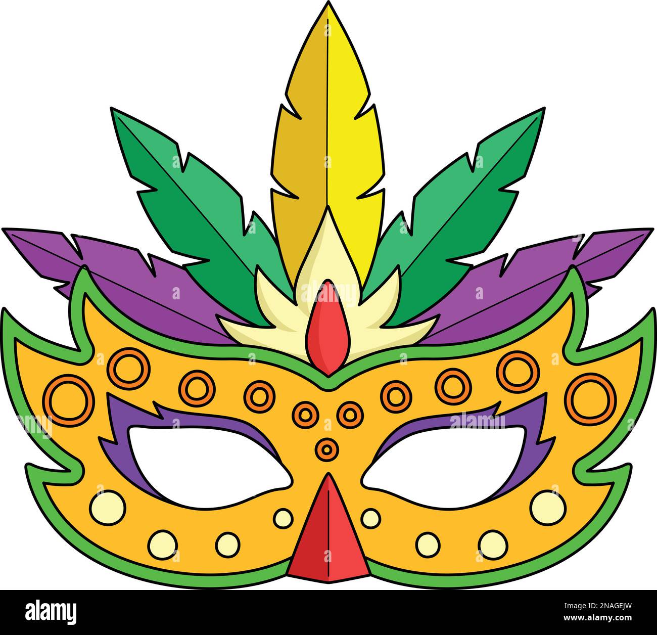 red mardi gras umbrella