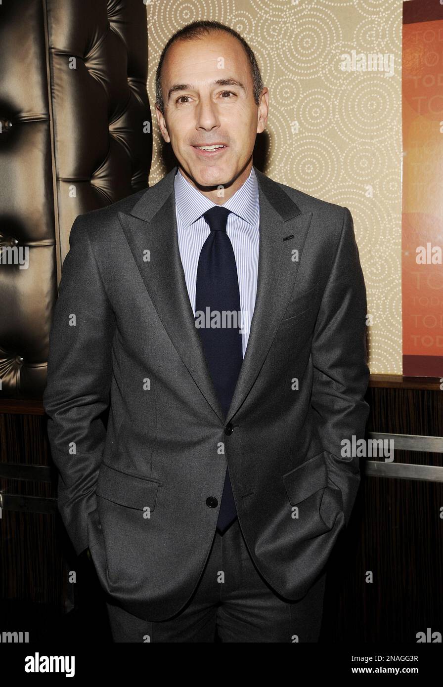 Today Show Co Host Matt Lauer Attends The Today Show 60th Today Show Co Host Matt Lauer Attends The Today Show 60th