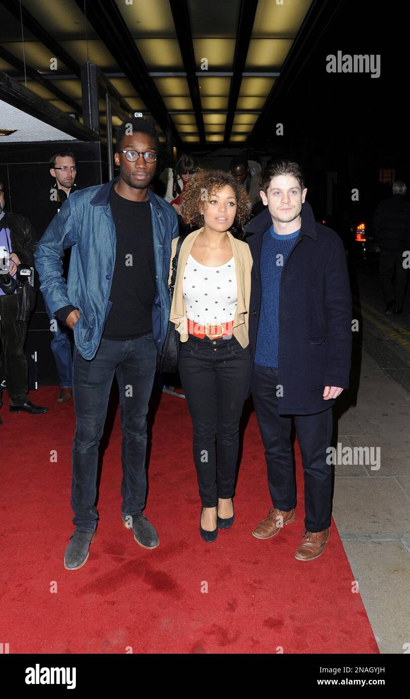 From left British actor Nathan Stewart Jarrett, British actress