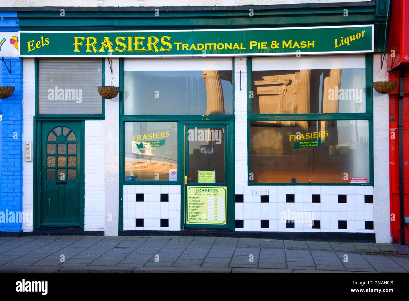 pie and mash shop at Herne Bay on the Kent coast Stock Photo Alamy