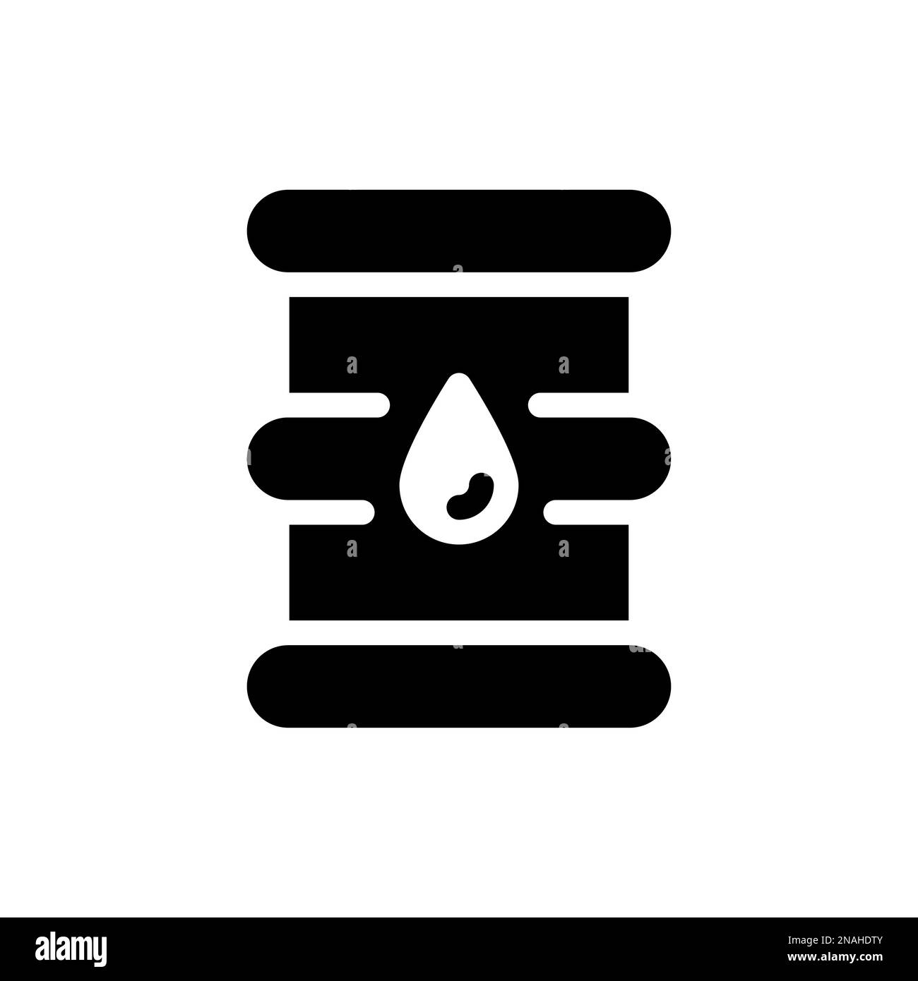 Simple vector icons. Flat illustration on a theme oil Stock Vector