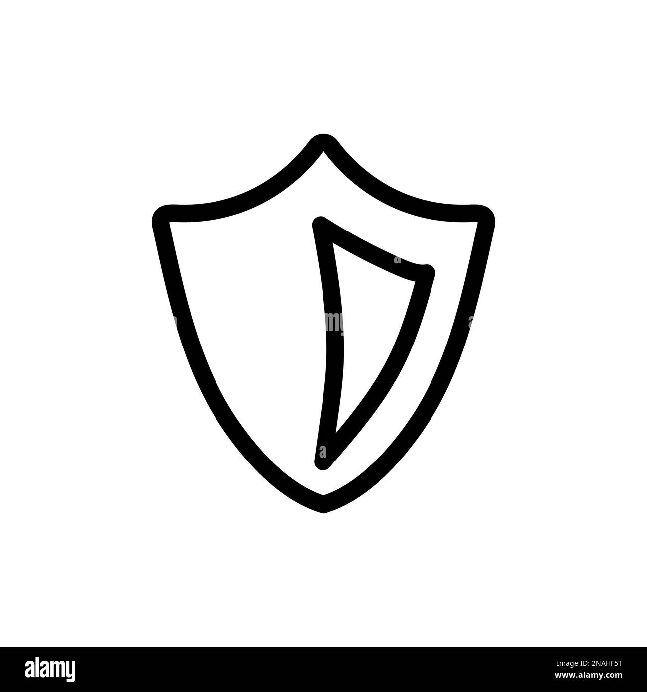 Simple vector icons. Flat illustration on a theme shield Stock Vector ...