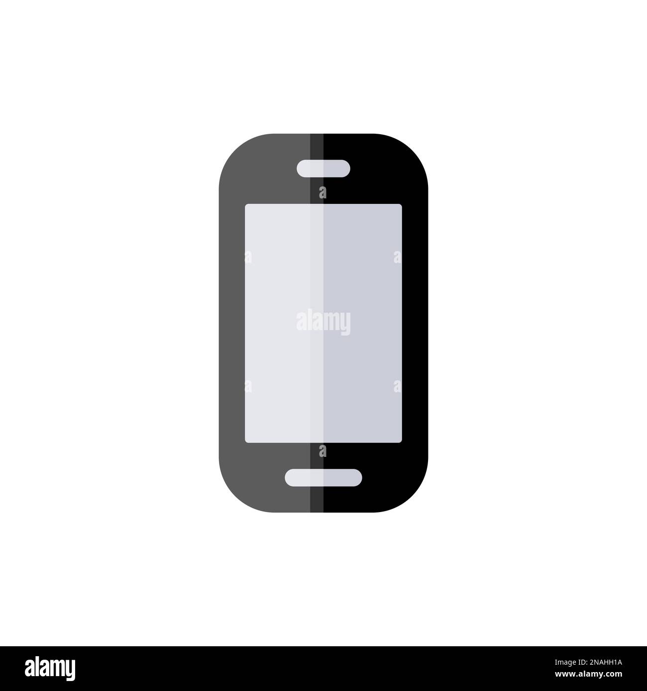 Simple vector icons. Flat illustration on a theme smartphone Stock Vector