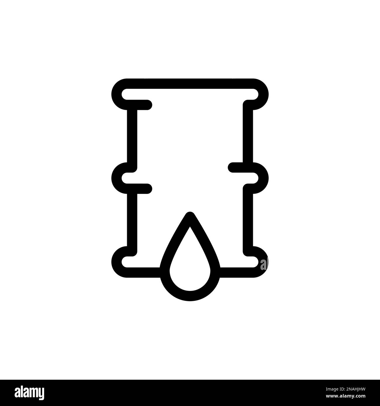 Simple vector icons. Flat illustration on a theme oil Stock Vector ...