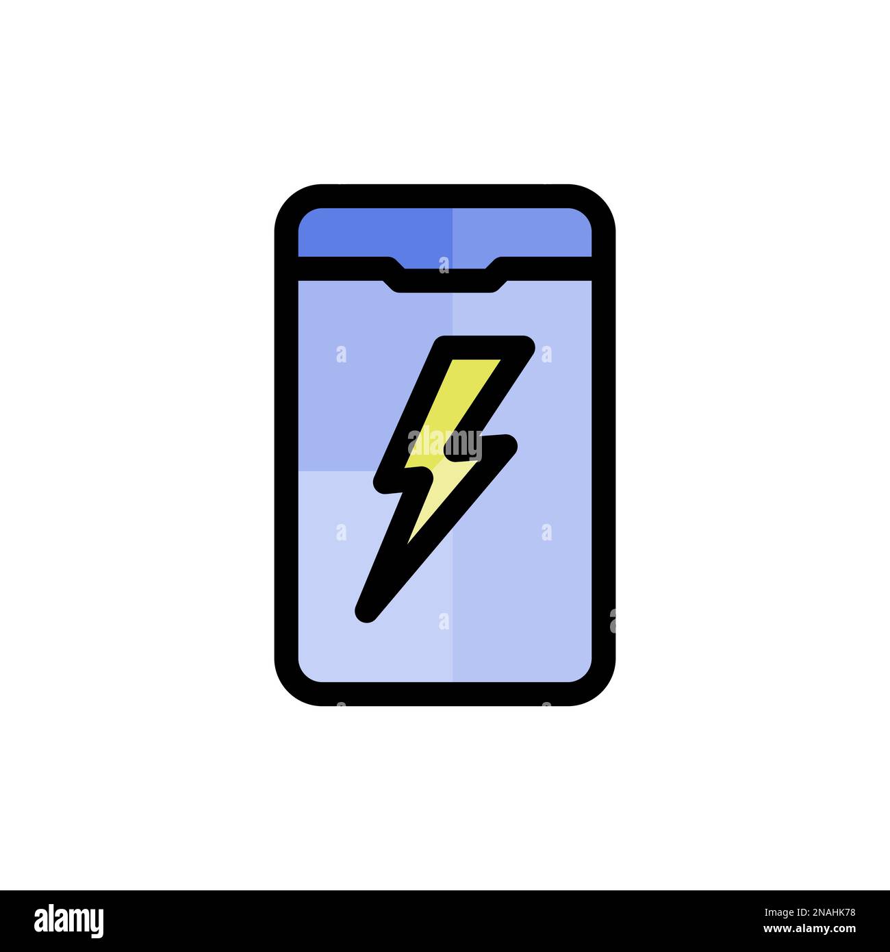Simple vector icons. Flat illustration on a theme pover bank Stock Vector