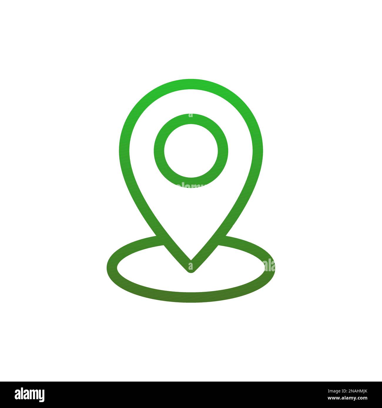 Simple vector icons. Flat illustration on a theme location Stock Vector