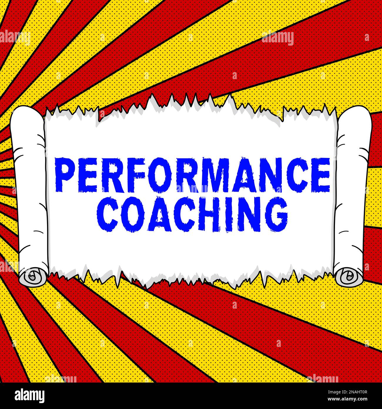 Hand writing sign Performance Coaching. Business approach Facilitate ...