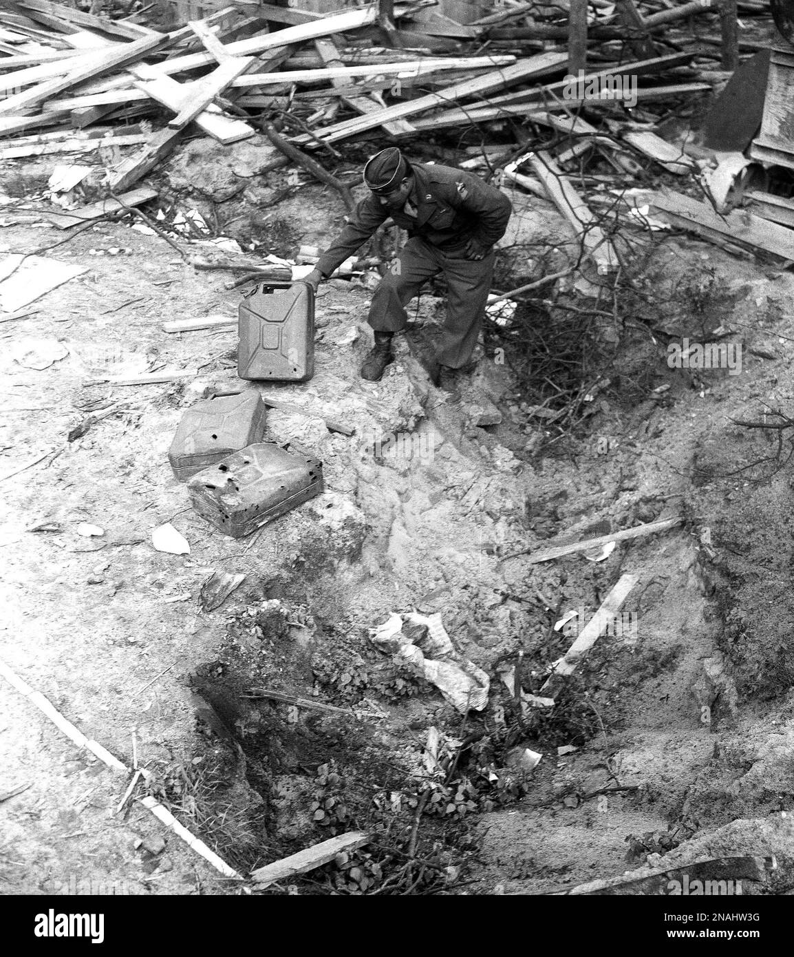 PFC Harvey Natchees Myton, Utah looking over the place where Hitler's