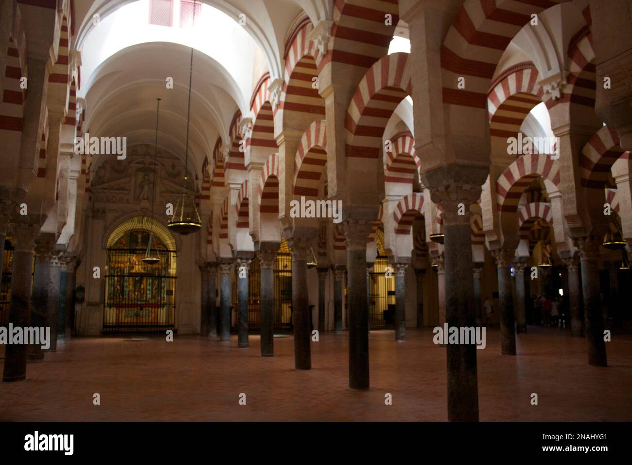 Hypostyle Prayer Hall, Mezquita, Cordoba, Andalusia, Spain Stock Photo