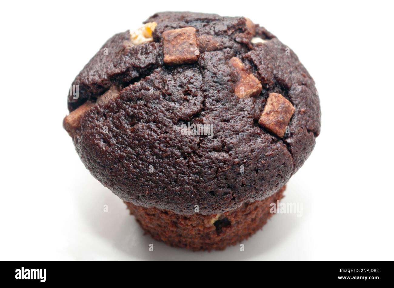 Chocolate Chip Muffin Stock Photo