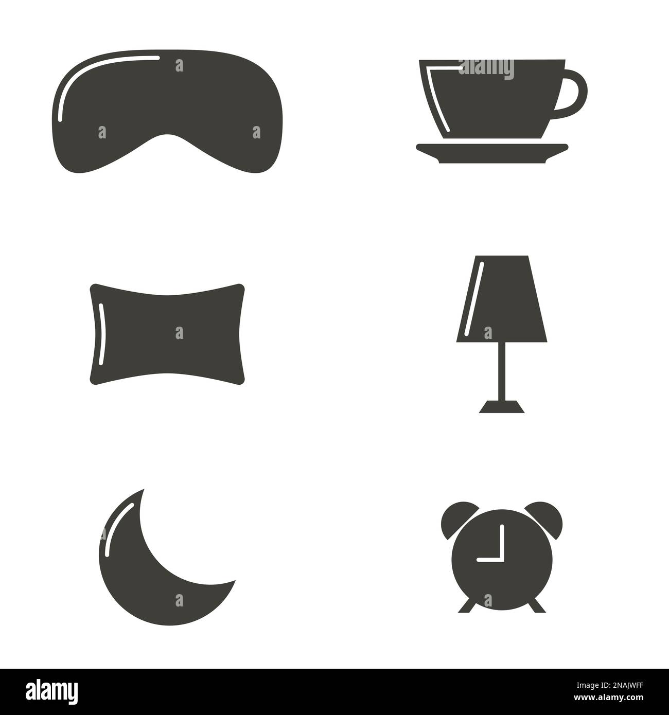 Hot night sleep Stock Vector Images - Alamy