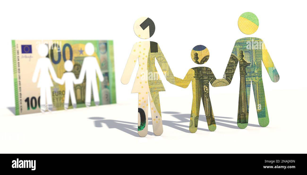 Family and money Stock Photo Alamy