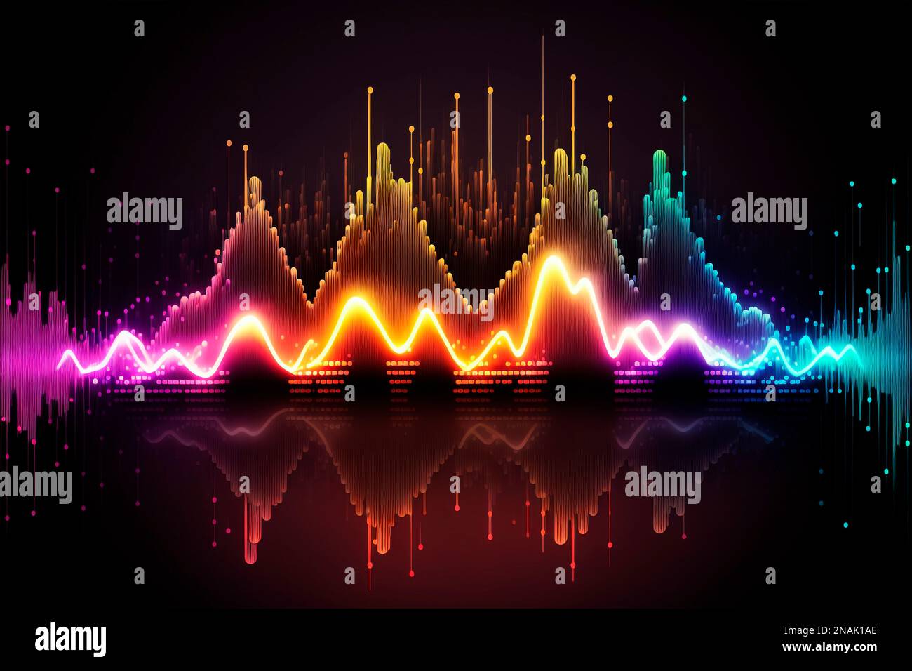 Glowing wave hi-res stock photography and images - Alamy