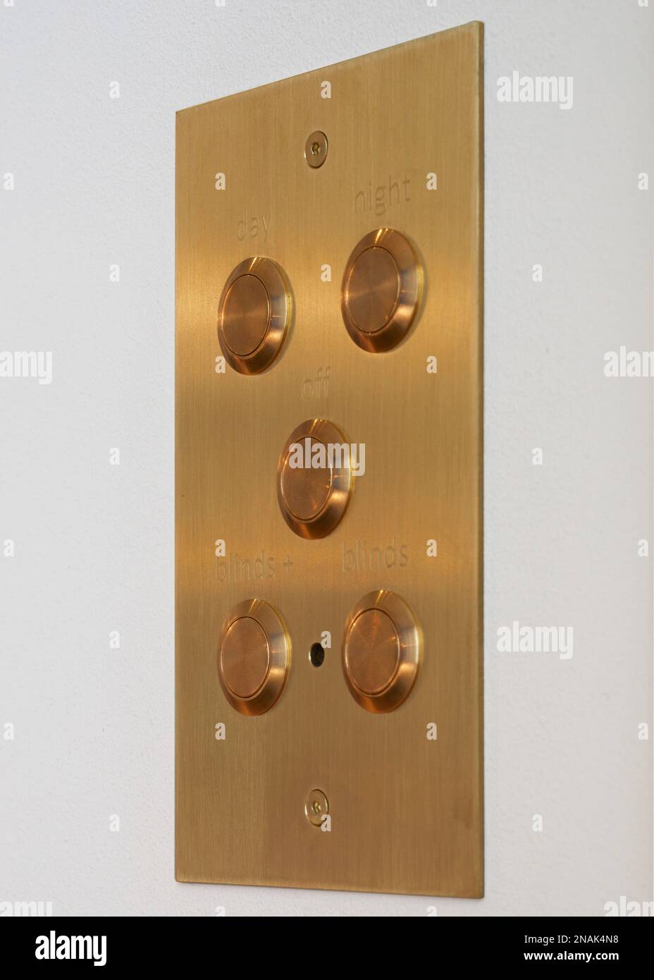 Light switches. Super Prime Property, London, United Kingdom. Architect