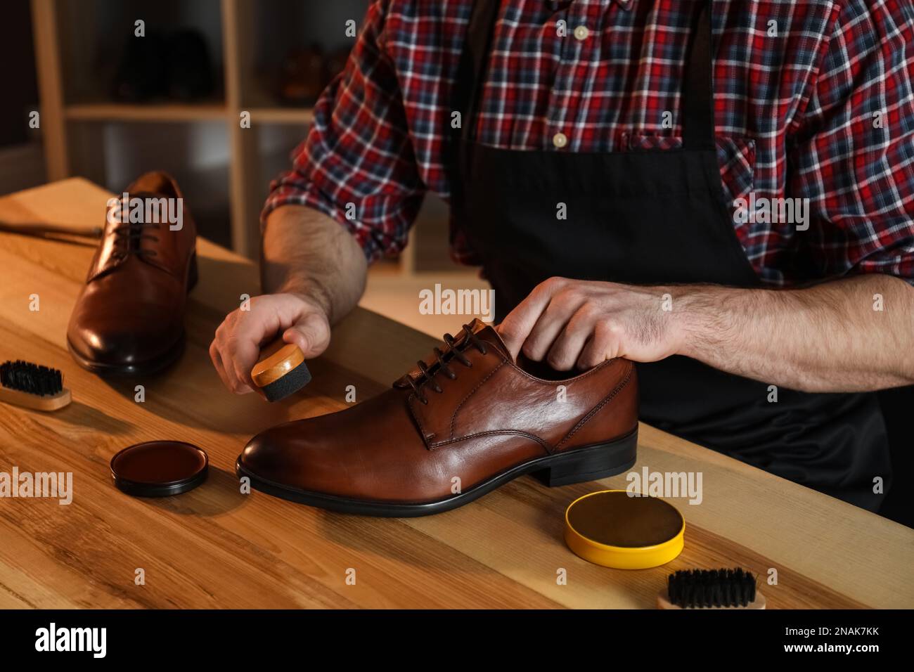 Polish my store shoes