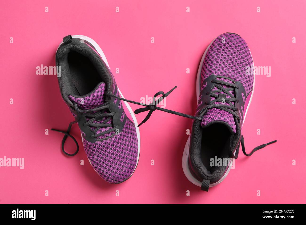 Purple pink running shoes hi-res stock photography and images - Alamy