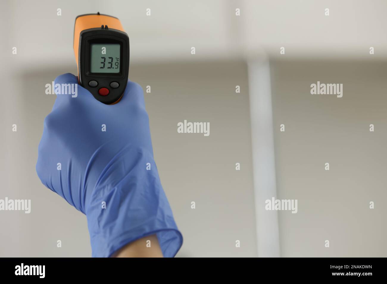 Digital Temperature Gun Sight Handheld Forehead Readings Temperature  Measurement Device Stock Photo - Download Image Now - iStock