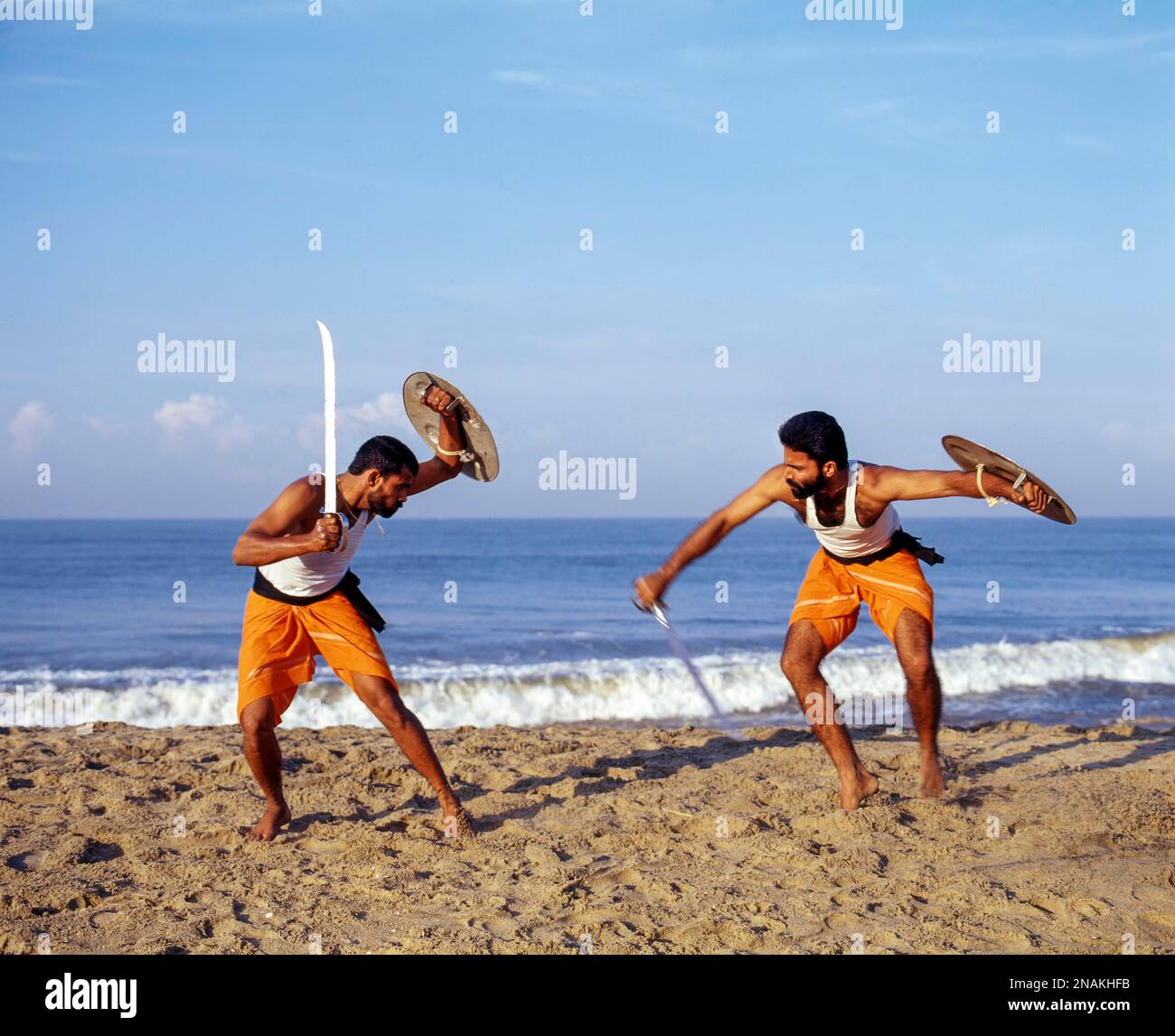 Kalaripayattu Ancient Martial Art Of Kerala India Stock Photo Alamy
