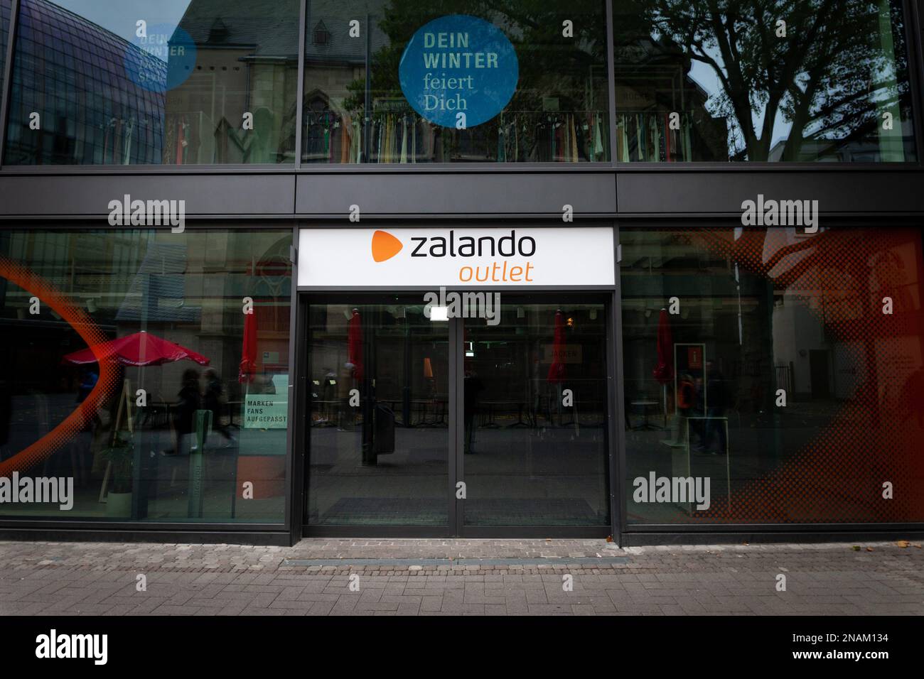 Picture of the Zalando Outlet Store in Cologne, Germany. Zalando SE is a  publicly traded German online retailer of shoes, fashion and beauty. The  comp Stock Photo - Alamy