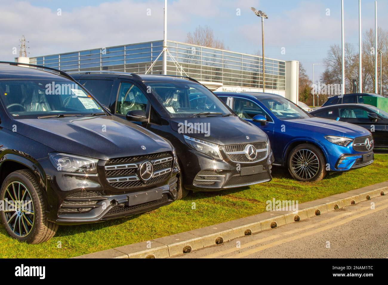 New BMW 2023 cars; Unregistered motors after delivery at BMW dealership ...