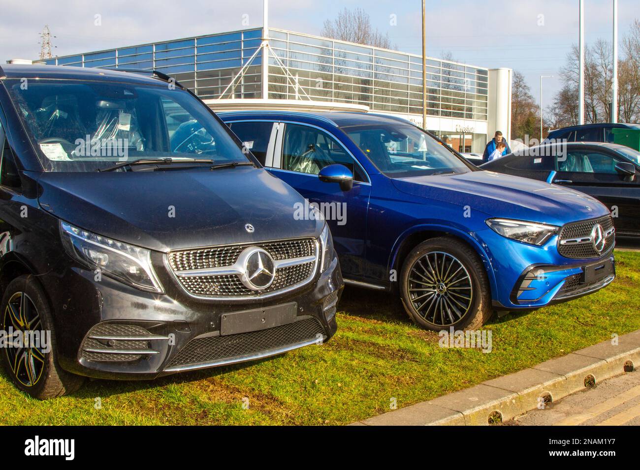 New BMW 2023 cars; Unregistered motors after delivery at BMW dealership ...
