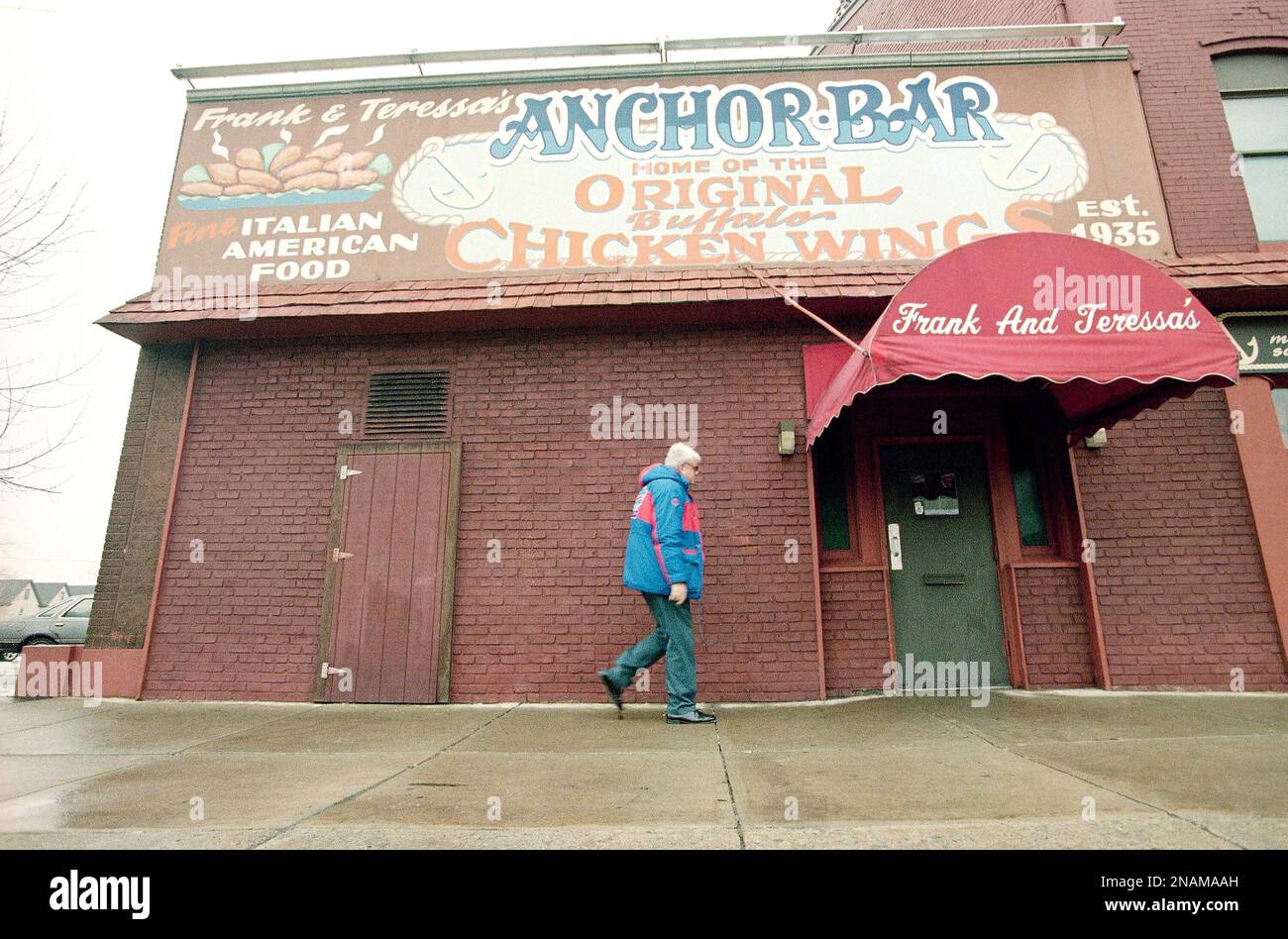 Frank and Teressa's Anchor Bar in Buffalo, New York in 1995 where the