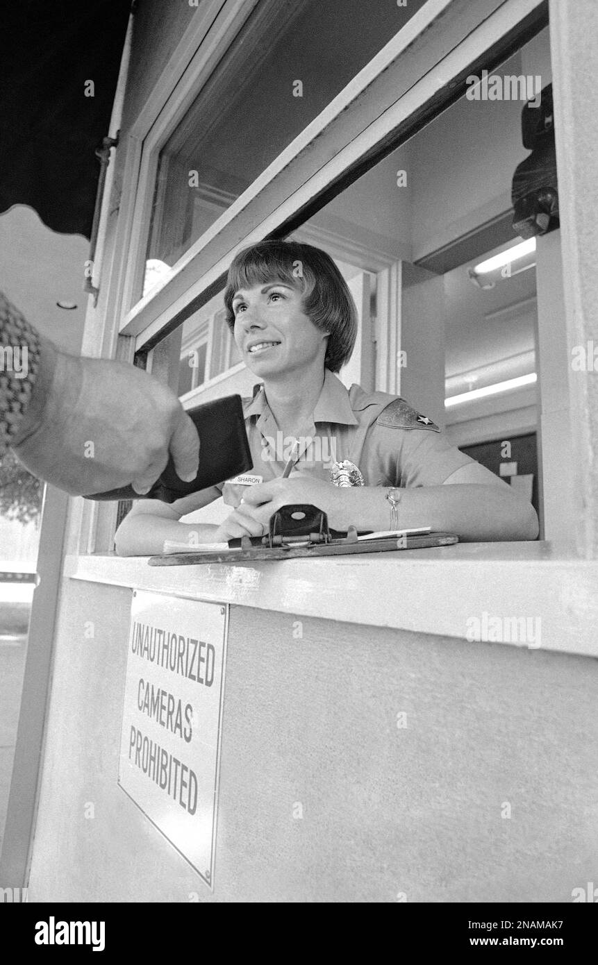 Sharon Guard Sharon Fawcett, guard at a studio gate on a Disney lot is among the new ...