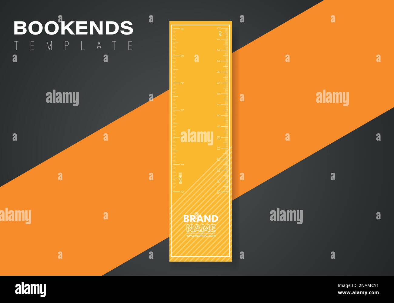 bookend template with abstract shapes. Abstract dynamic gradient graphic elements in modern style. Stock Vector