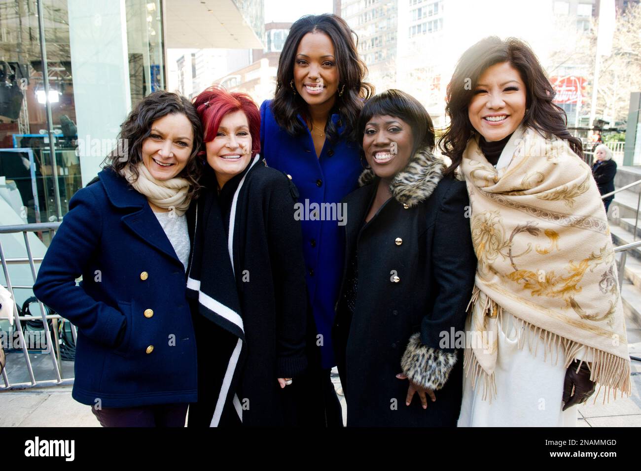 Co hosts from left sara gilbert sharon osbourne aisha tyler sheryl