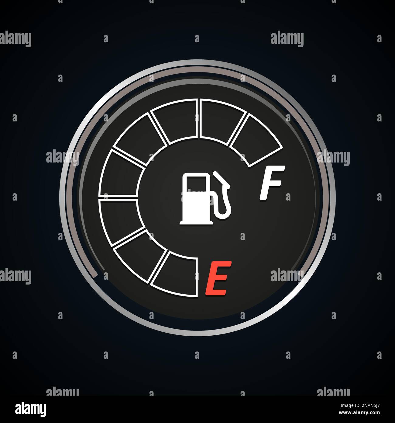 Fuel gauge icon. Gasoline indicator. Vector illustration Stock Vector Image & Art Alamy