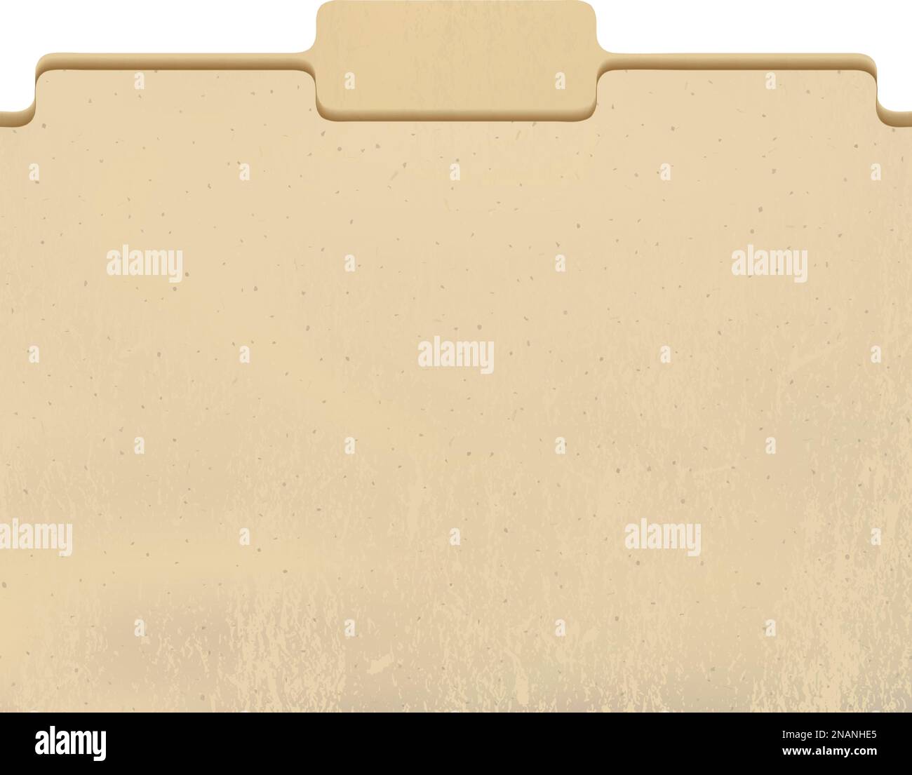 Manila folder with cut tab isolated on white Stock Vector Image & Art