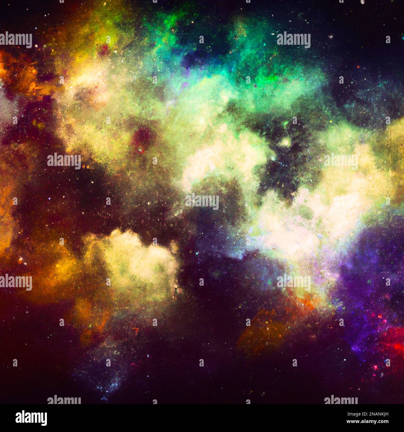 Abstract astral cosmic, nebula galaxy background – Digital Illustration
