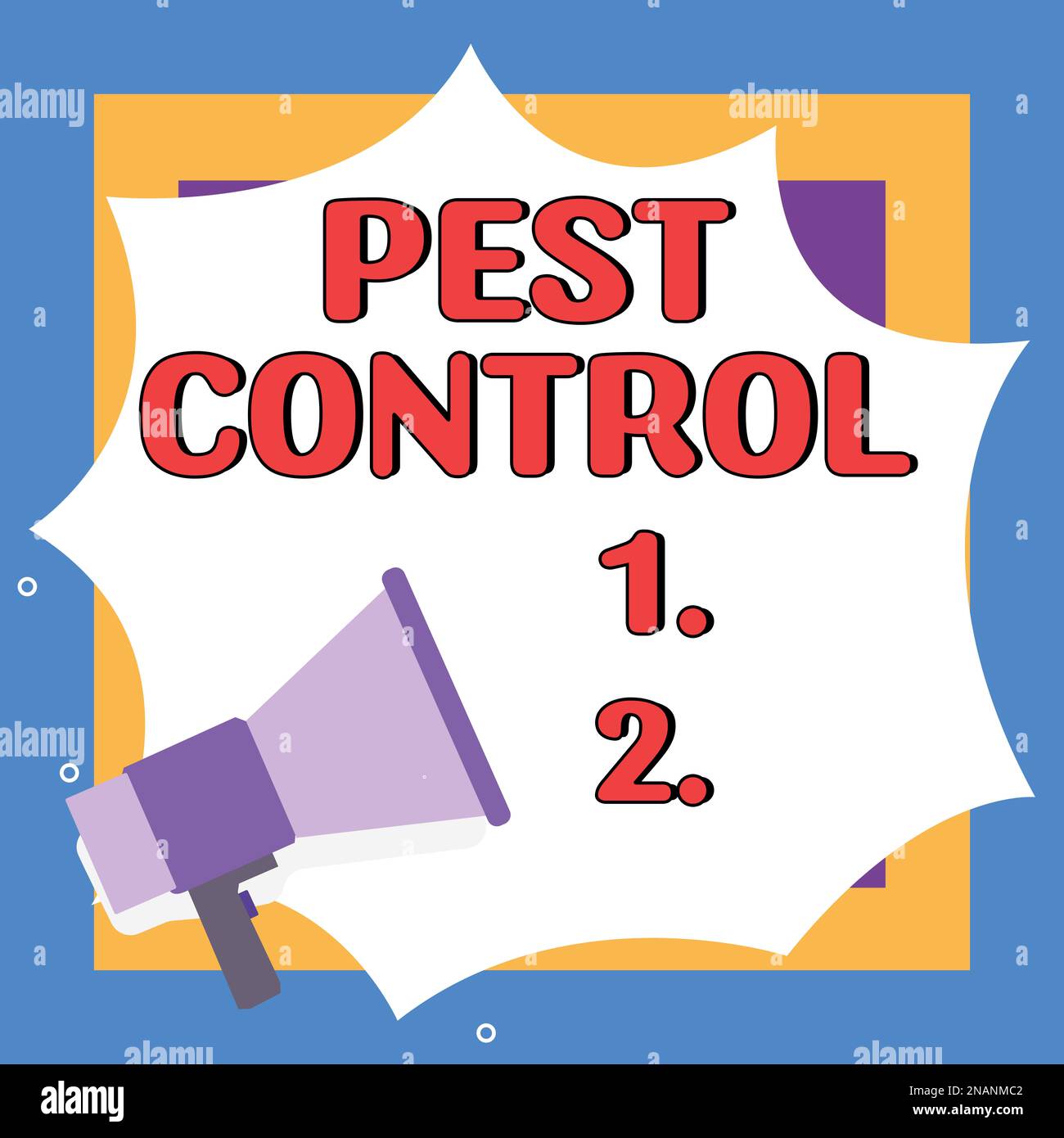 Handwriting text Pest Control. Concept meaning Killing destructive ...
