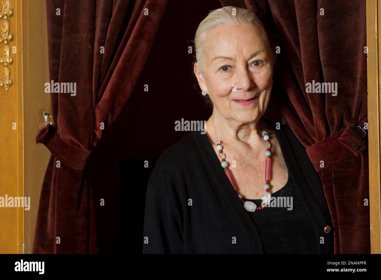 Rosemary Harris poses for a portrait at the American Airlines Theatre