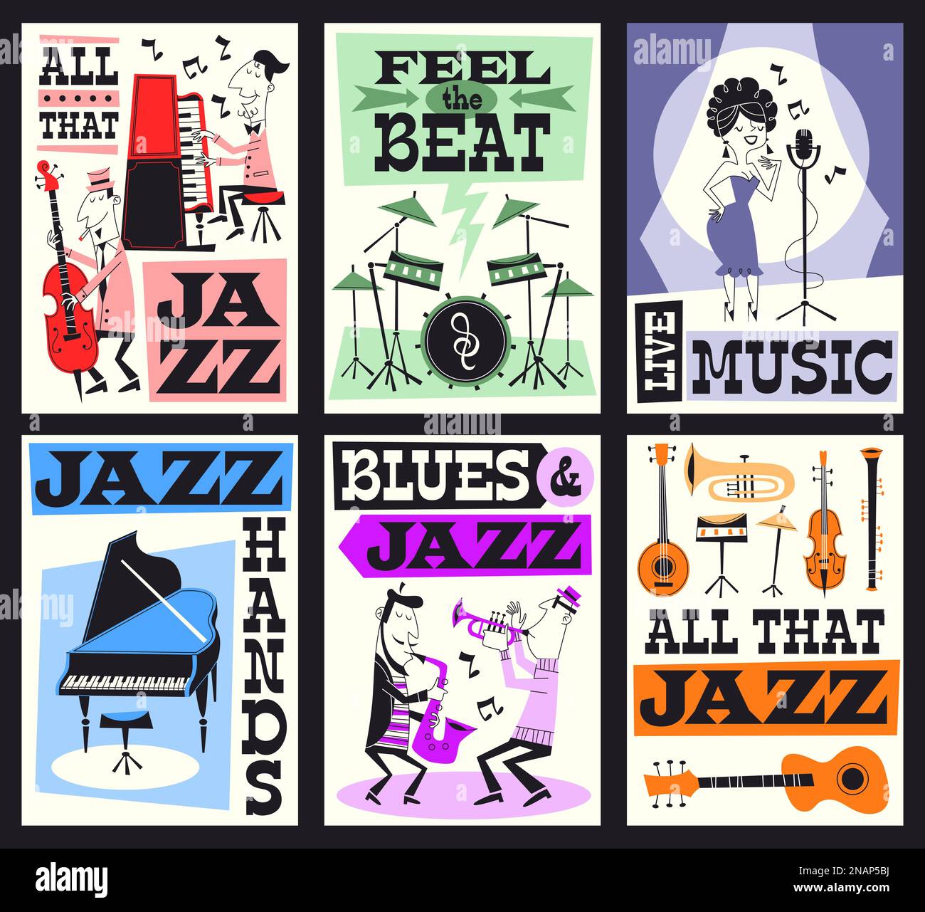 Modern Jazz Concert Posters