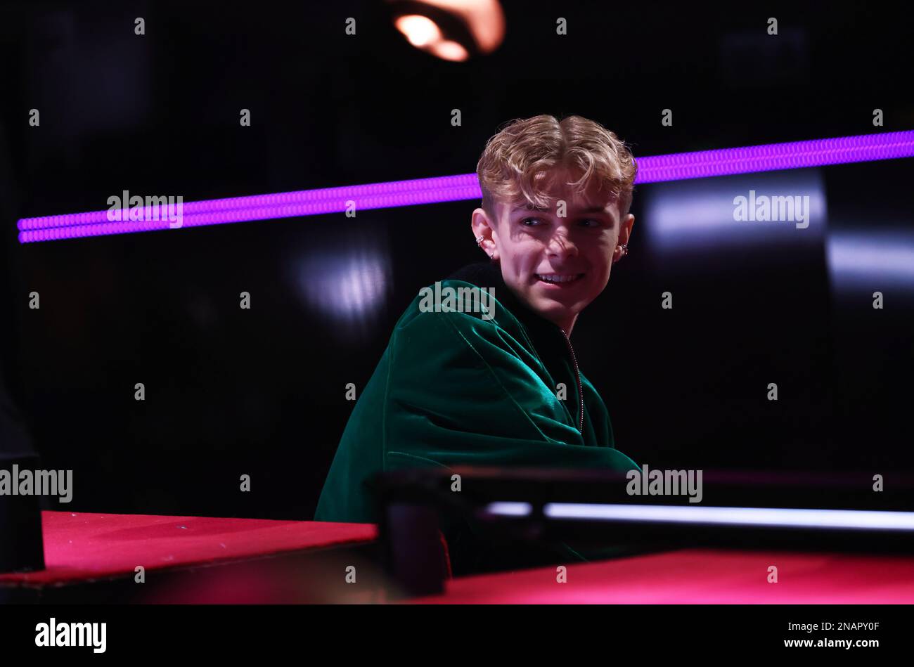 THEOZ, (Theodor Haraldsson), during Saturday&rsquo;s audience rehearsal