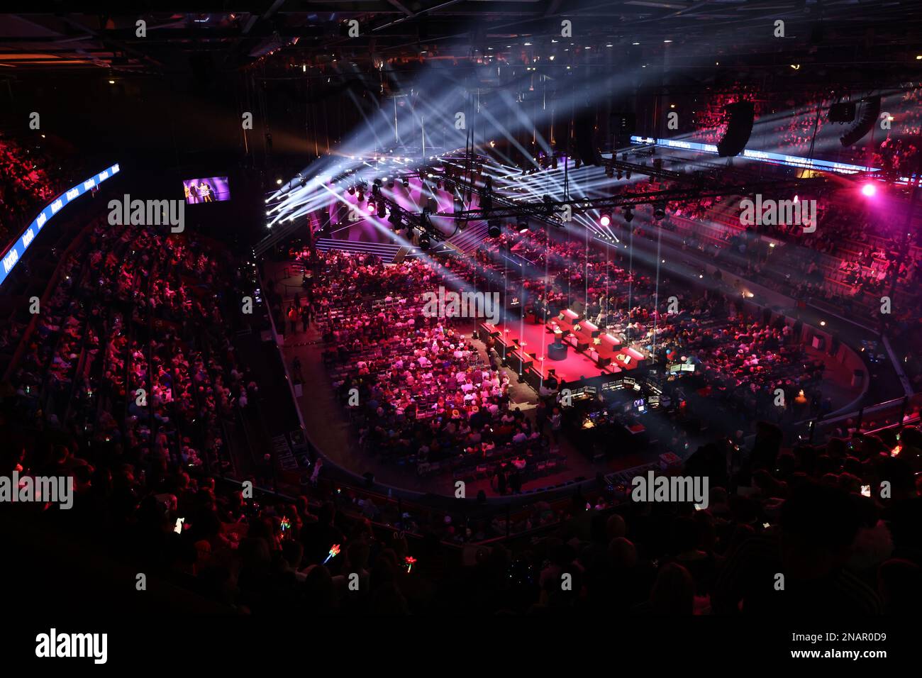 Interior picture inside Saab arena before Saturday's competition no. 2