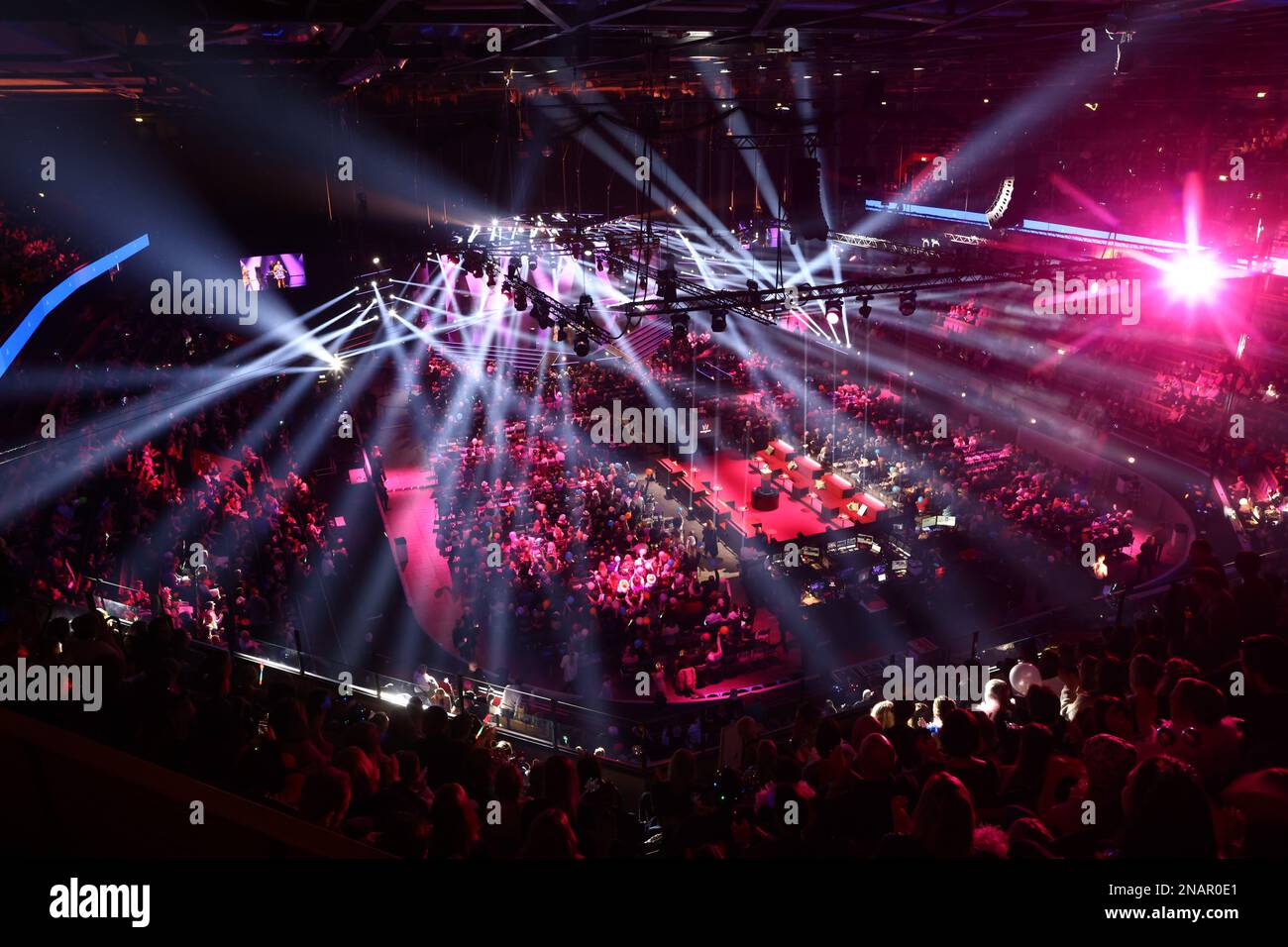 Interior picture inside Saab arena before Saturday's competition no. 2