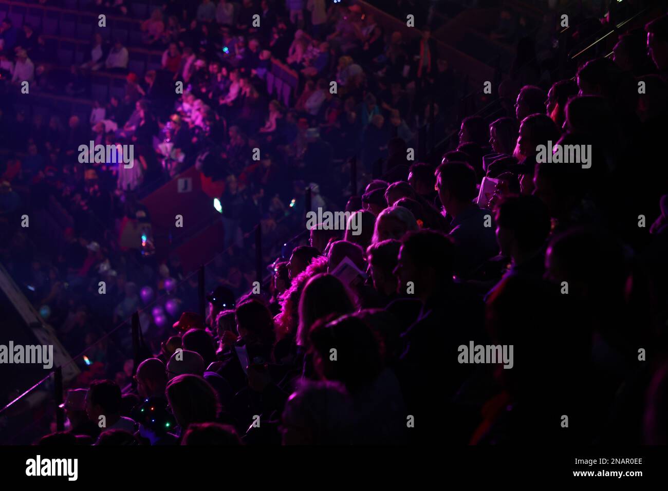 Interior picture inside Saab arena before Saturday's competition no. 2