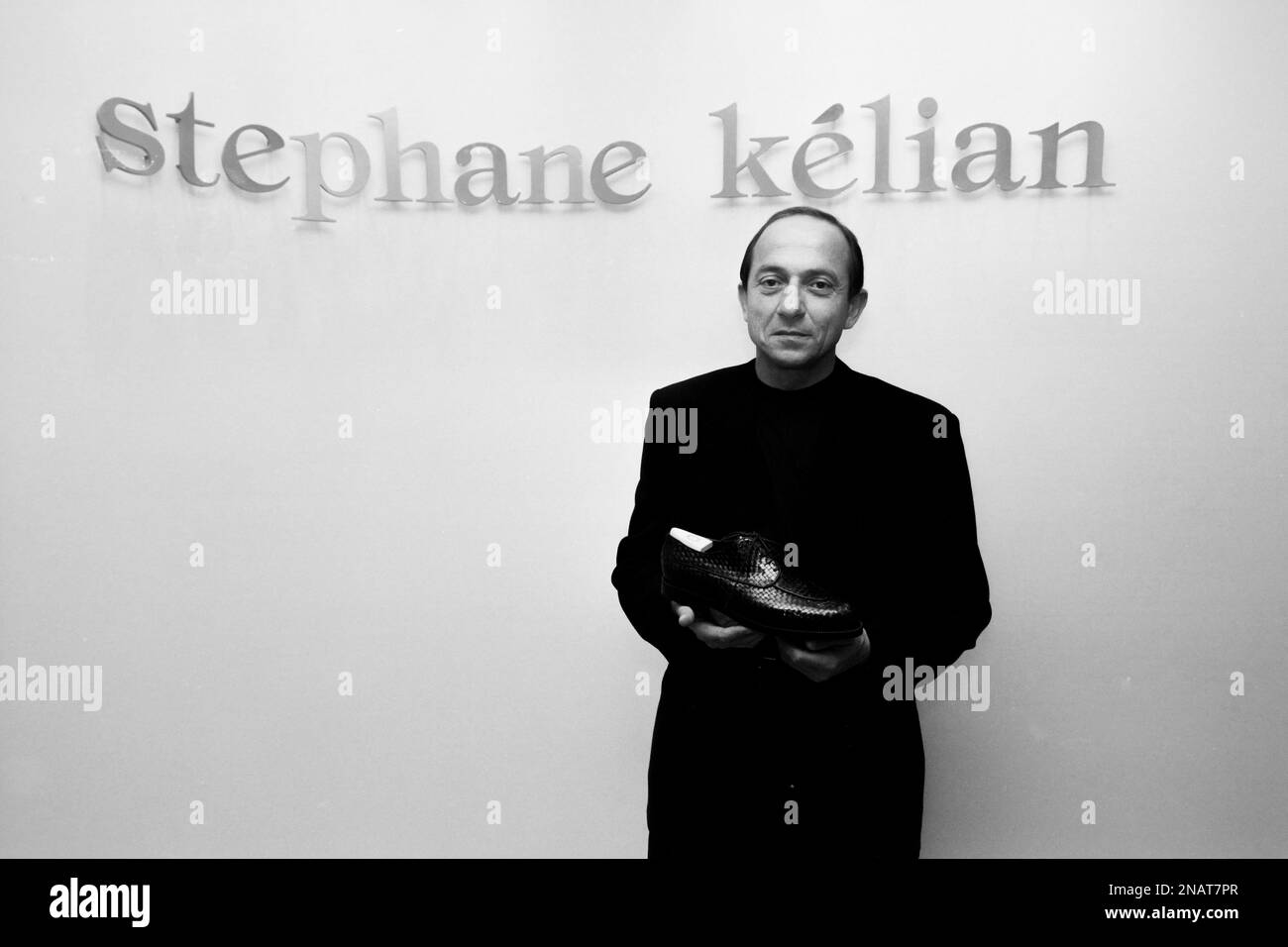 Archives 90ies : French shoe maker Stephane Kelian, Lyon, France 