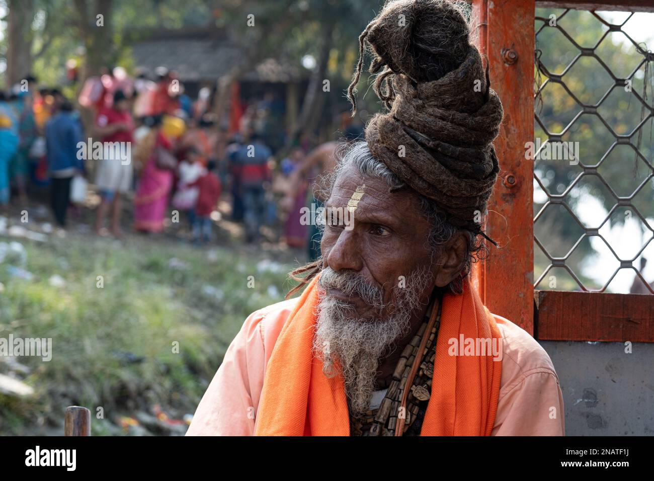 Tribeni, West Bengal, India. 12th Feb, 2023. Thousands of pilgrims took ...