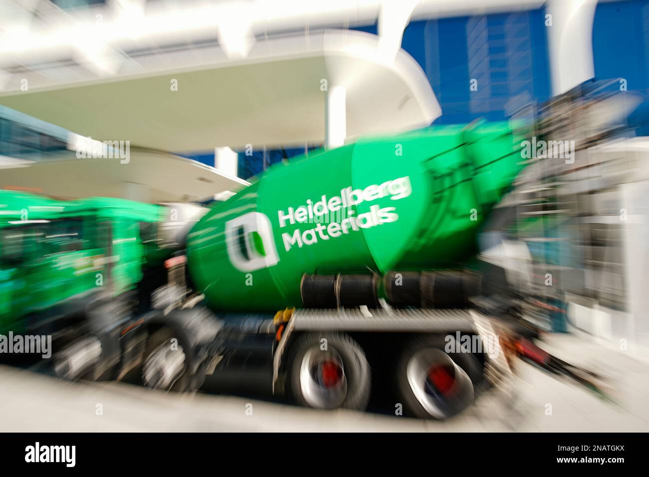 Heidelberg, Germany. 13th Feb, 2023. A company logo of the building