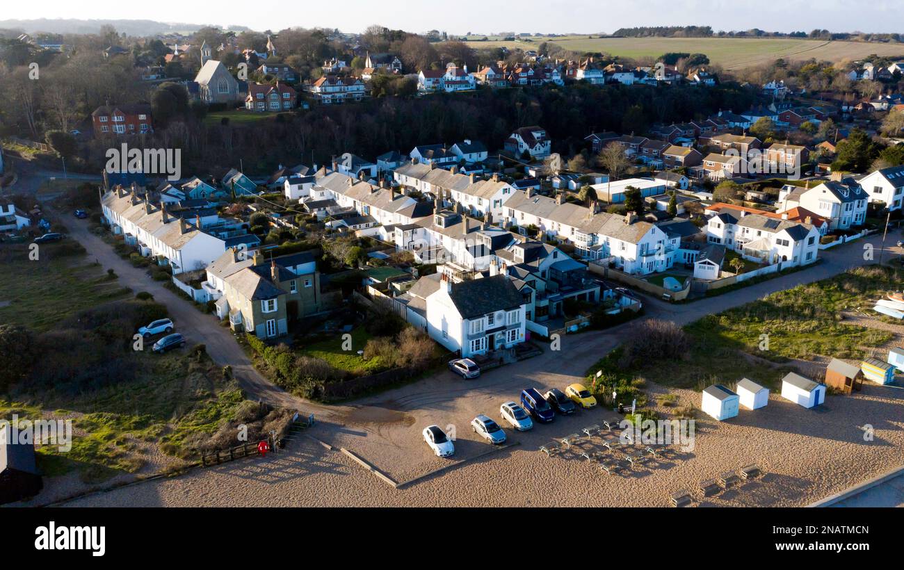Aerial view of the The Zetland Arms Public House, Wellington Parade
