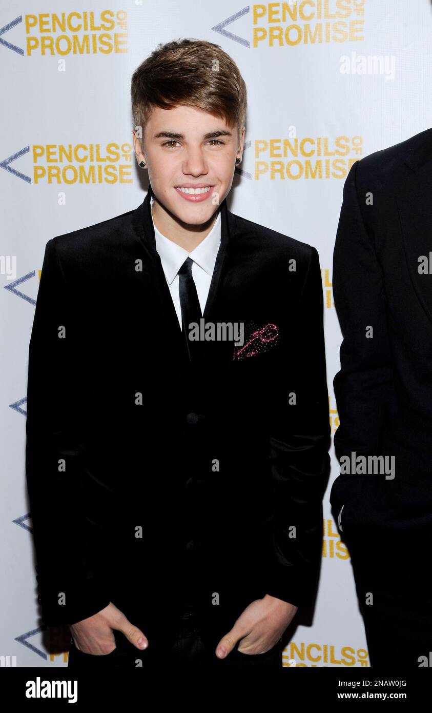 Singer Justin Bieber attends the "Pencils Of Promise" inaugural gala at Espace on Thursday, Nov