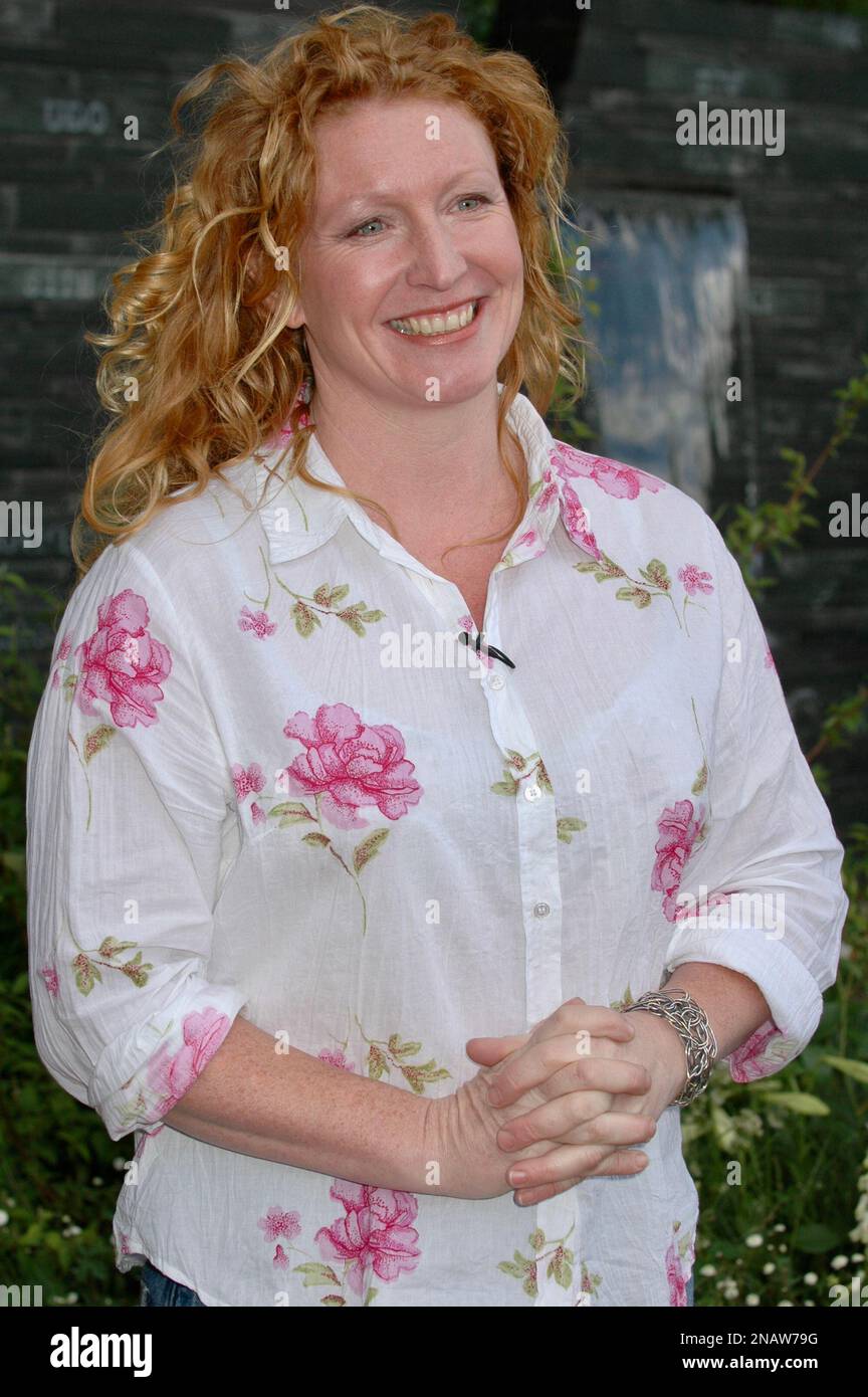 Charlie Dimmock. RHS Chelsea Flower Show, Royal Hospital, London. UK