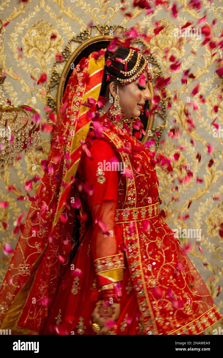 Indian girl in traditional dress hi-res stock photography and images ...