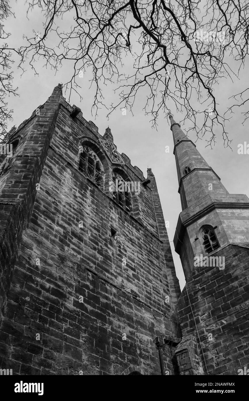 Ormskirk Parish Church Stock Photo Alamy