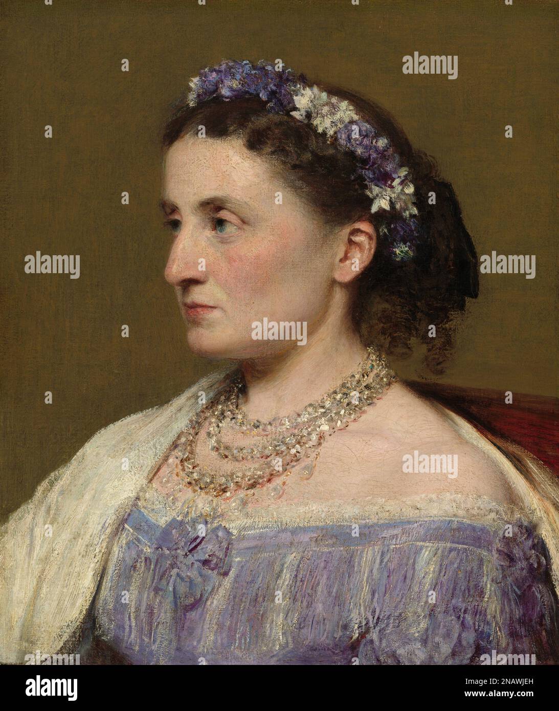 Henri Fantin-Latour Duchess de Fitz-James 1867 Stock Photo