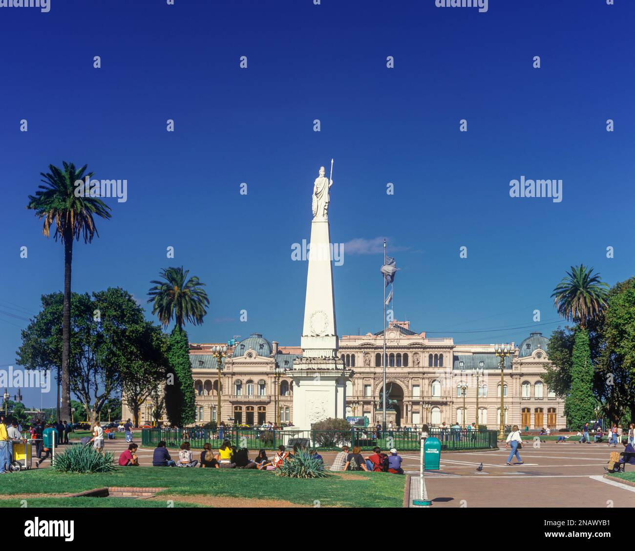 GOVERNMENT HOUSE PLAZA DE MAYO BUENOS AIRES ARGENTINA Stock Photo